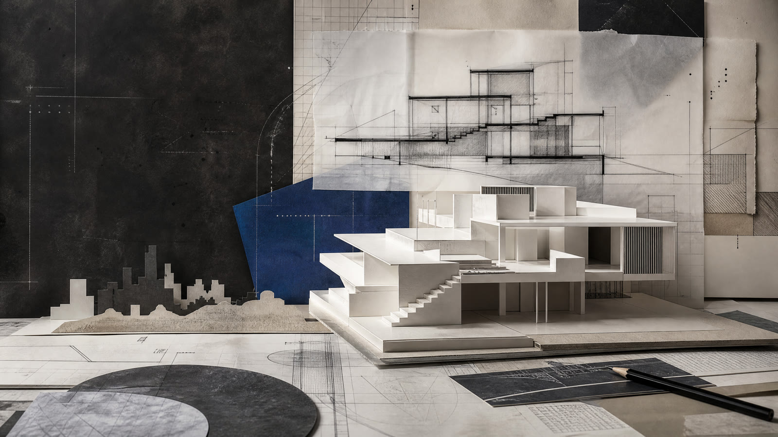 Architecture portfolio collage